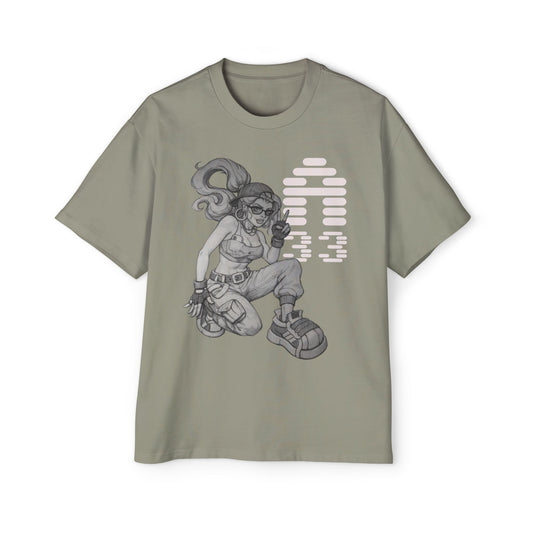 Agent33 B-Girl Men's Heavy Oversized Tee