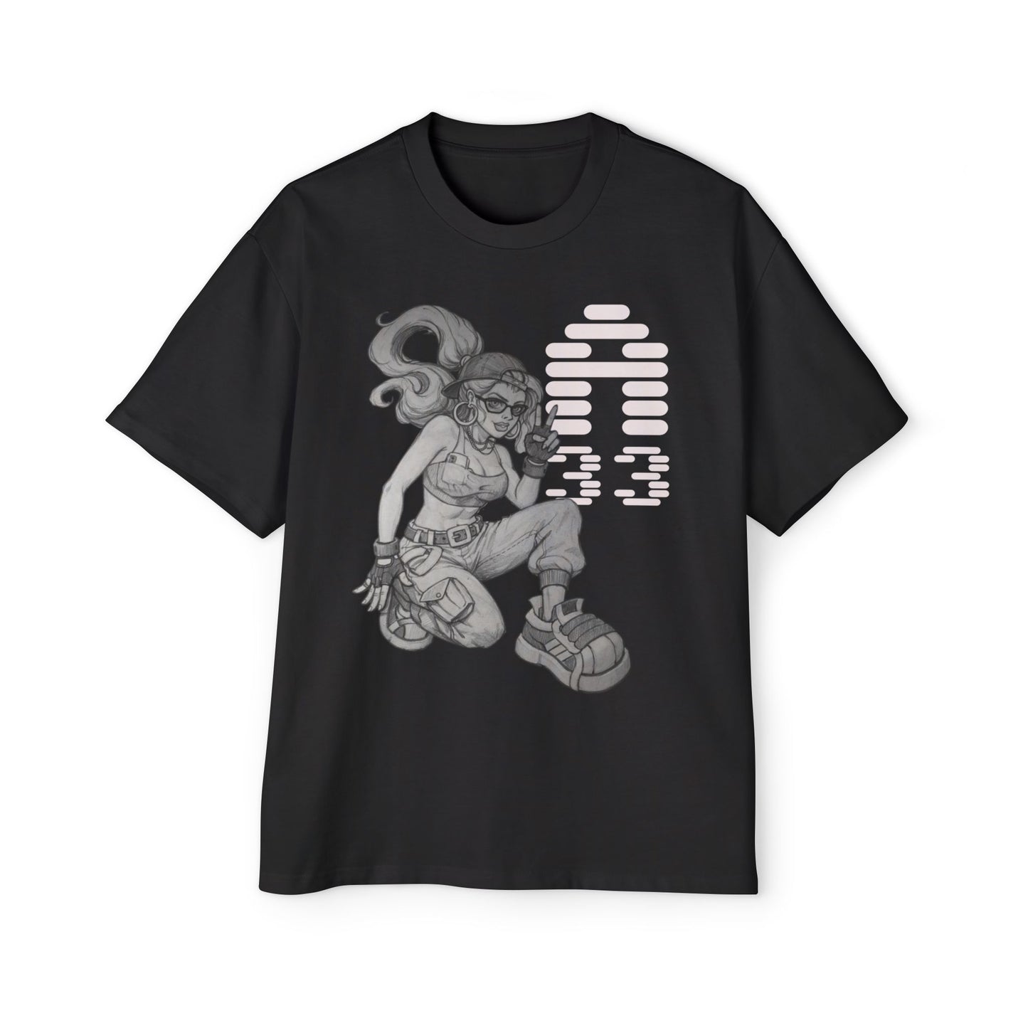 Agent33 B-Girl Men's Heavy Oversized Tee