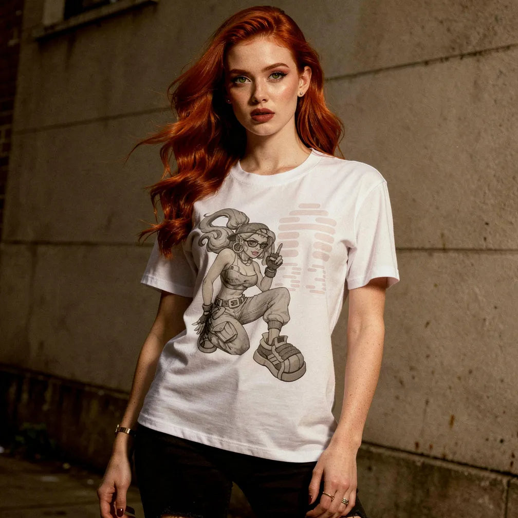 Agent33 B-Girl Men's Heavy Oversized Tee